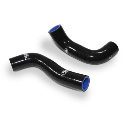 BLACK Samco Silicon Rad Hoses FOR Kawasaki ER 6 F / N  06>17