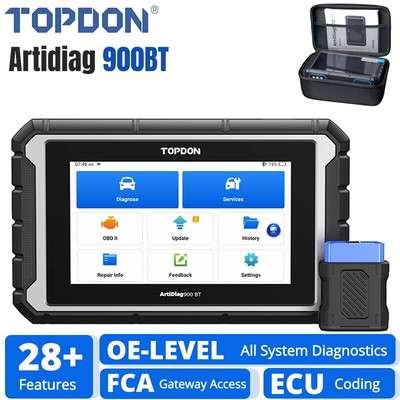2024 Topdon Artidiag 900BT PRO Car OBD2 Scanner Diagnostic Tool  C~oding TPMS