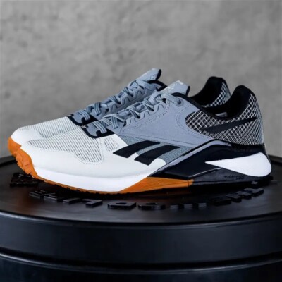 Reebok Nano 6000 Men s Athletic Shoe Training Sneaker Black Cross Trainers #383