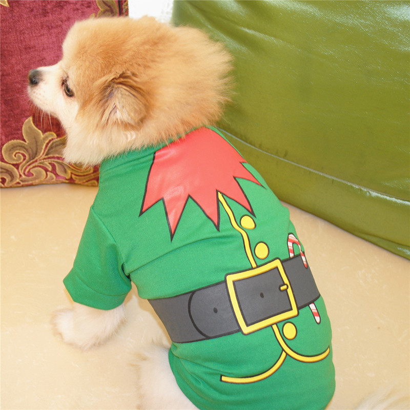 Pet Dog Cat Christmas Santa Clothes Puppy Warm Jumper Costume Outfit Vest UK 7 Pet Dog Cat Christmas Santa Clothes Puppy Warm Jumper Costume Outfit Vest UK 7