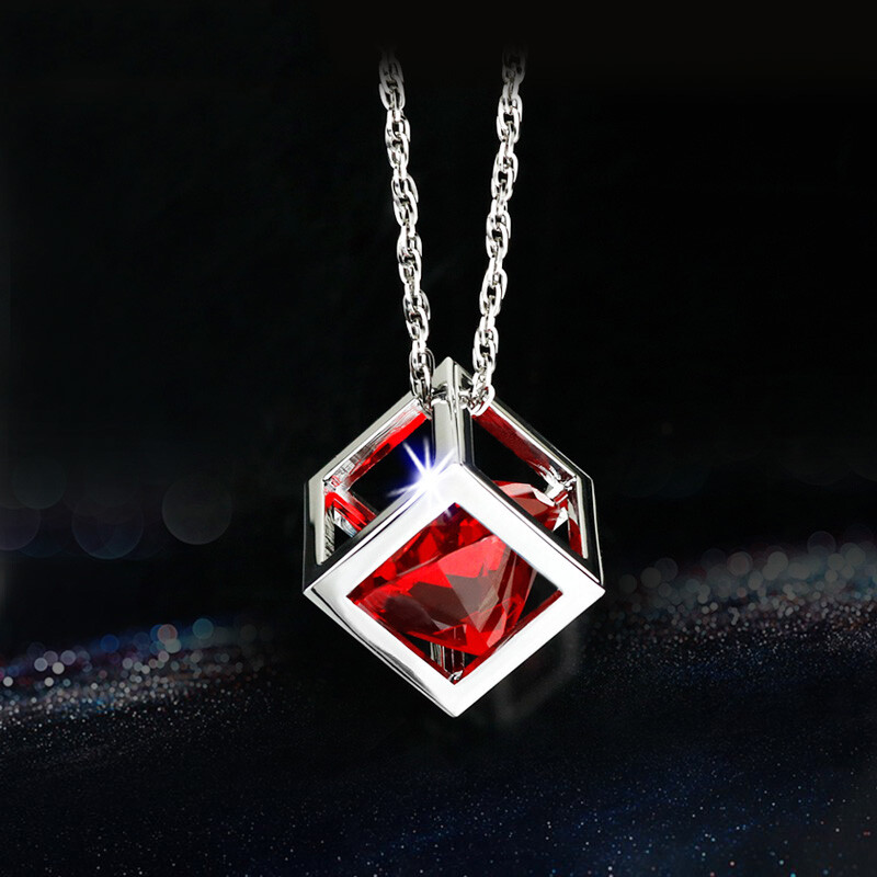Magischer Würfel Rot Auto Rückspiegel Ornament Anhänger Charme für Damen Tuning