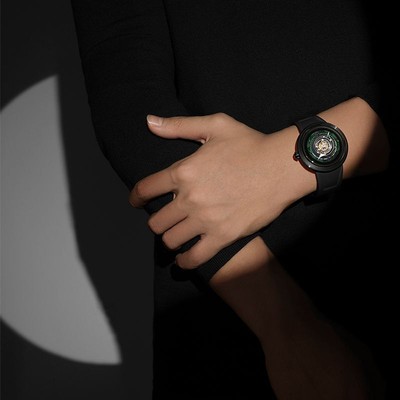 Pre-owned Peacocks Peacock Black Hole Tourbillon Black