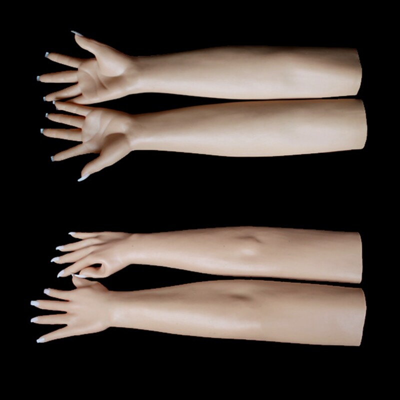 IMI Silicone Fake Female Manual Arm Sleeve Delicate Skin For Burn Crossdresser