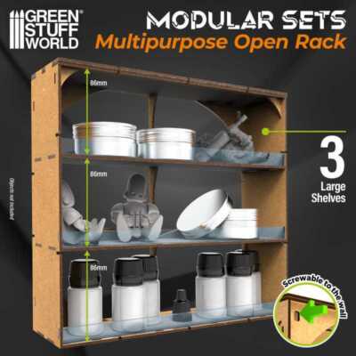 Green Stuff World: Modular Storage - Brush | Paint | Tool - Hobby Drawer & Rack