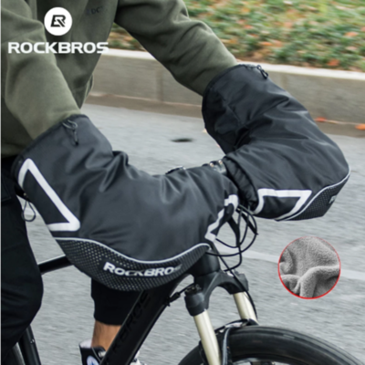 RockBros Bicycle Handlebar Mitts Cold Weather Mittens Commuter Bike Bar  Covers