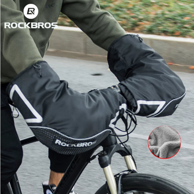 RockBros Bicycle Handlebar Mitts Cold Weather Mittens Commuter