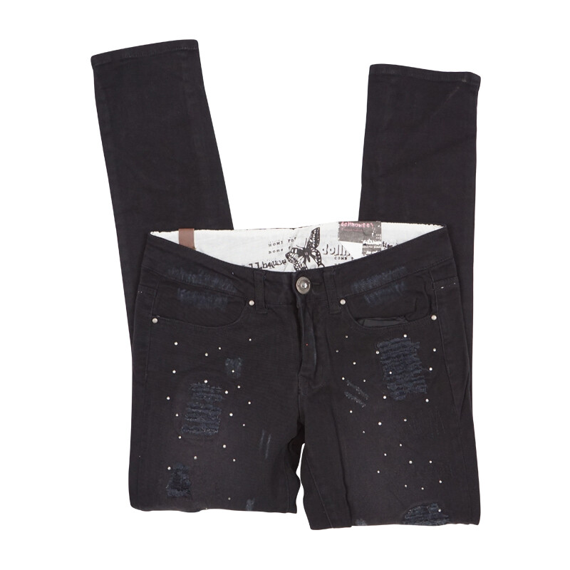 

ЖЕНСКИЕ ДЖИНСЫ DOLLHOUSE THE JAGGER ULTRA SLIM SKINNY, Black