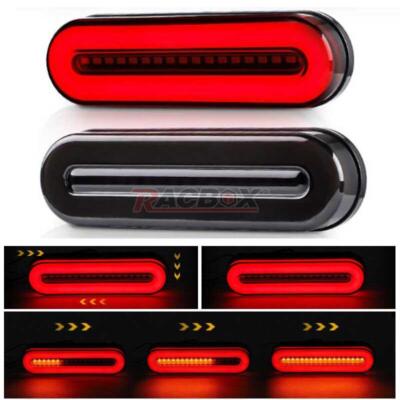 2X Sequential LED Strip Bar Turn Signal Brake Tail Stop Light DRL Truck Trailer