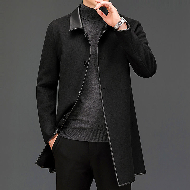 ジャケット・アウター 19AW LIGHT MELTON DOUBLEBREASTED COAT $_10.PNG