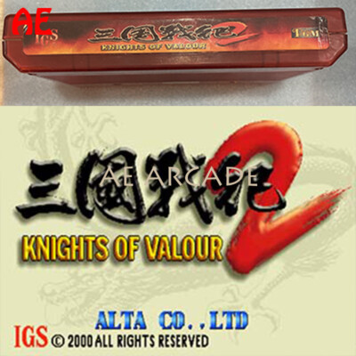 Knights of valour 2  For PGM IGS Mother Board  jamma CGA Arcade cabinet