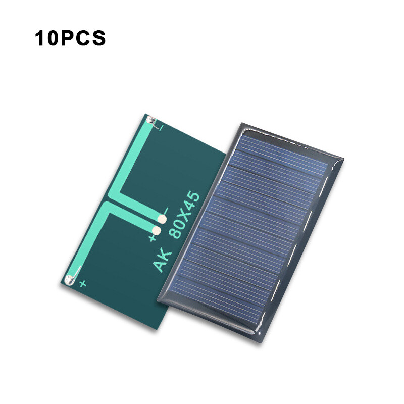 10PCS Polycrystalline Solar Drip 5V 100MA Charging 18650 Battery Charging Board
