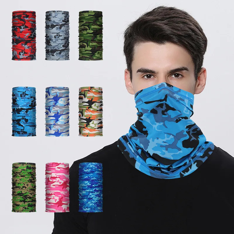 Bandana Face Shield Mask Fishing Headwear Biker Neck Tube Scarf Head Windproof