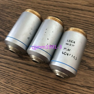 1PC USED Leica PLAN 40X/0.65 microscope brightfield objective