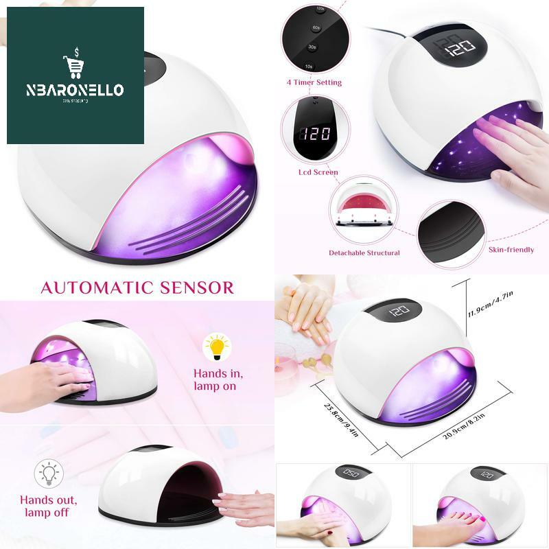 Nageltrockner UV Lampe, Aiemok 72W Professionell Nagellampe LED Nageltrockner, T