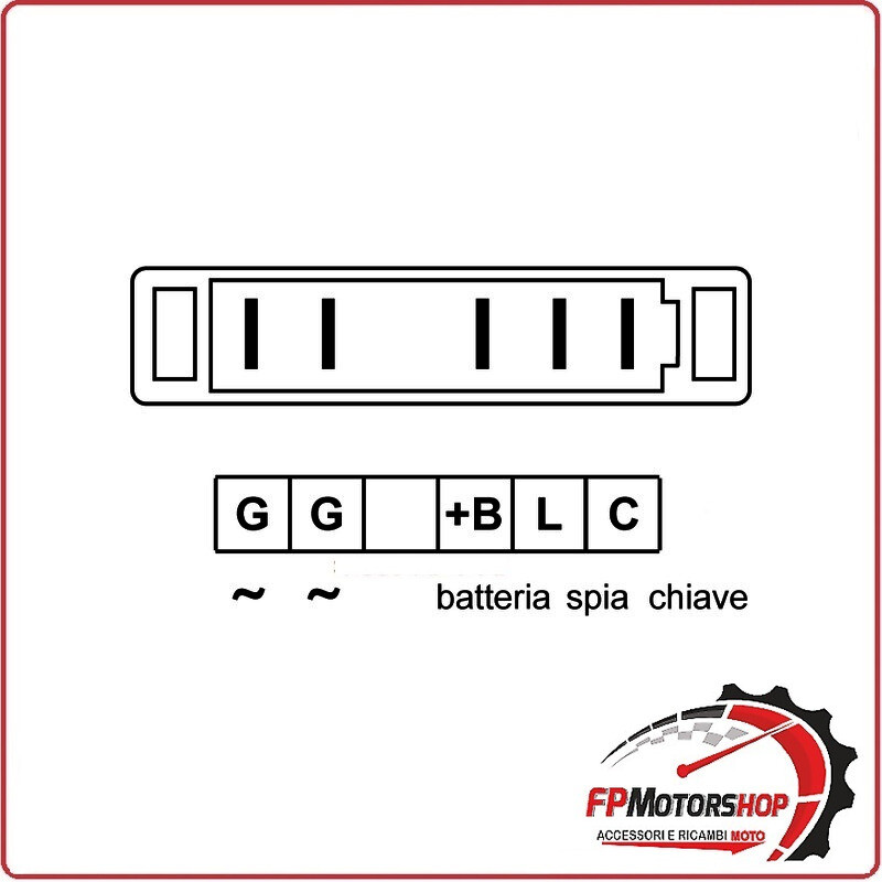 REGOLATORE DI TENSIONE PER APE 50 FL3 96-99 RST MIX 99-05 DUCATI ENERGIA 12V