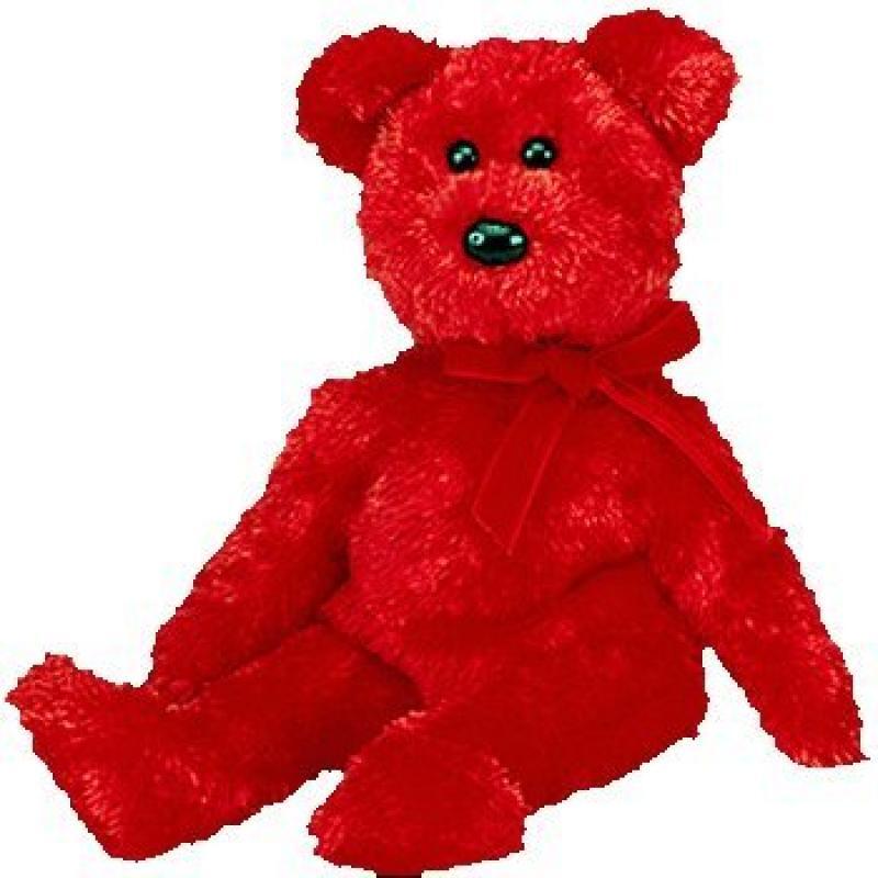 Ty Beanie Sizzle The Teddy Bear Style Stuffed Animal Plush Wit...
