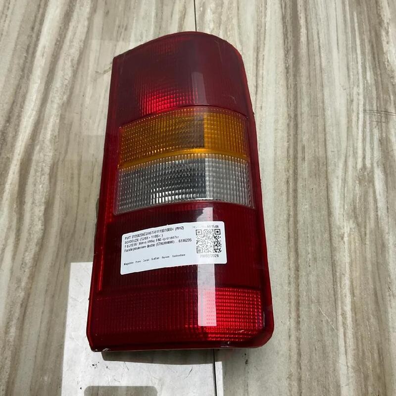 9790384880 FANALE POSTERIORE DESTRO FIAT SCUDO (2X) (12/03>11/06<) 2.0 JTD 8V