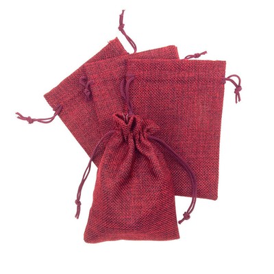 10Pcs Jewelry Bag Cotton Linen New Wedding Hot Gift Bag Shooting Props