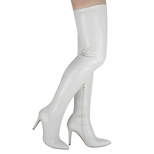Women/'s Cosplay Costumes Cross Dresser Boots Stilettos Pointed Over Knee Boots