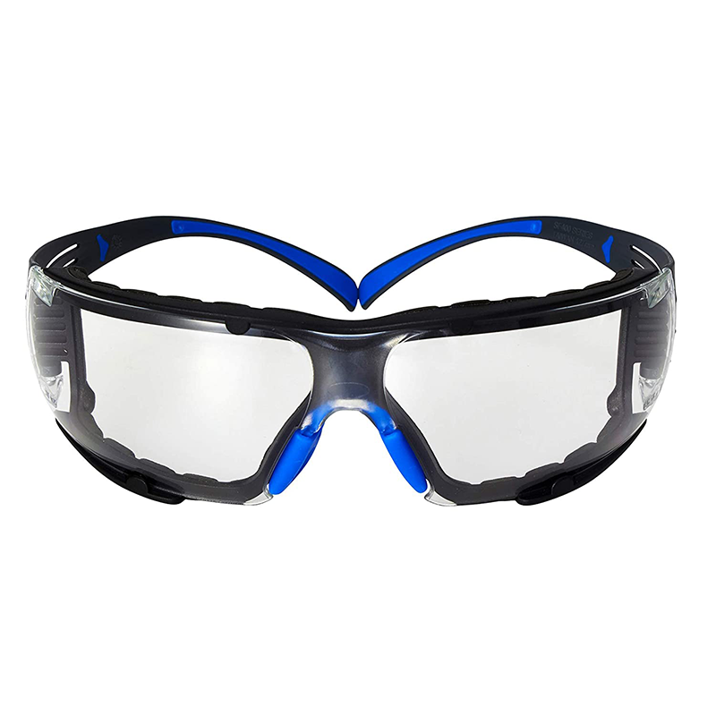 3M SecureFit Safety Glasses SF401SGAF-BLU-F, Blue/Gray, AF Len...