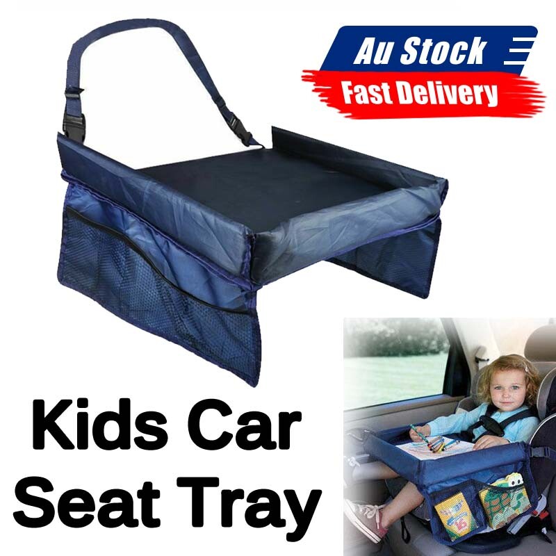 portable safety kids car seat travel tray activity drawing