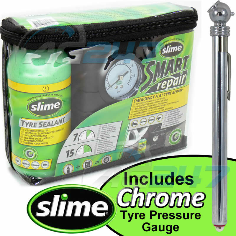 Slime Smart Emergency Tyre Puncture Slime Smart Tyre Repair Kit 12V
