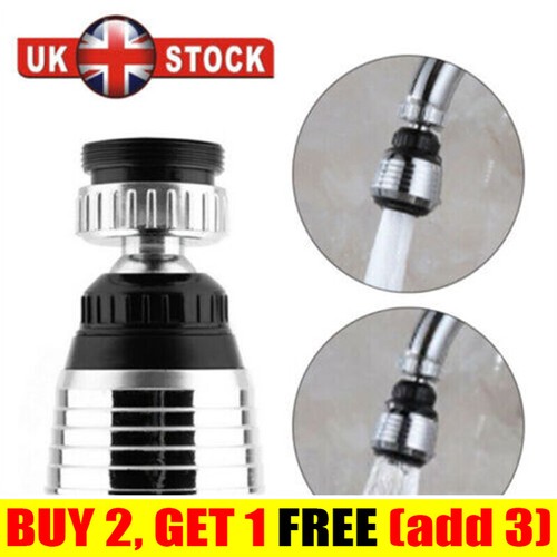 Flexible Faucet Extender Bendable Kitchen Sink Tap Spray Head Attachment LK