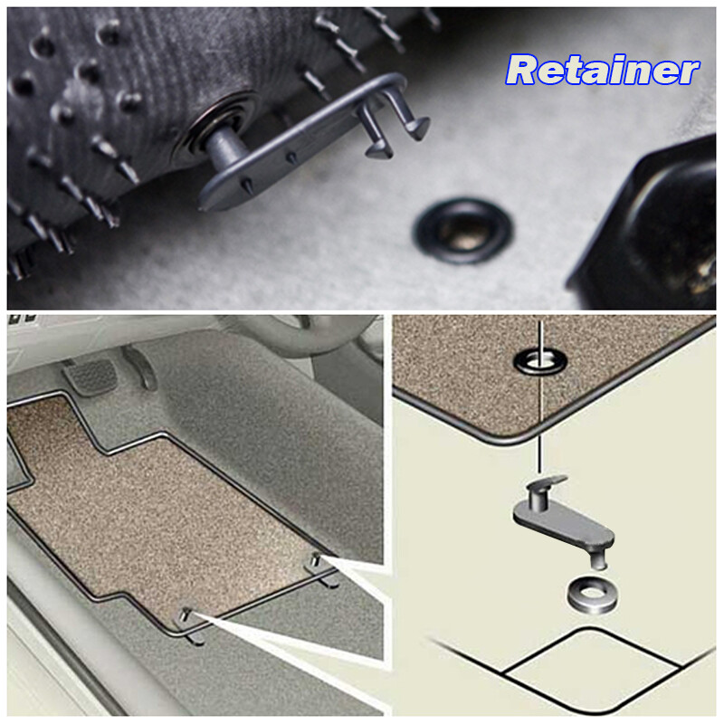 XUKEY For Nissan Floor Mat Clips Holders Hook Retention Hold Down Retainer 10x