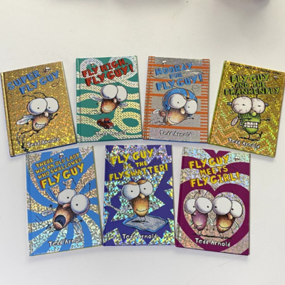 Fly Guy Hardcover Books by Tedd Arnold Set of 7