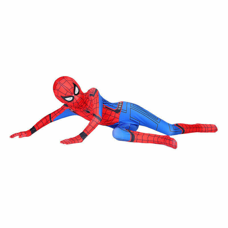 Spider-Man:Homecoming Peter Parker Bodysuit Men Kids Spiderman Cosplay Costumes