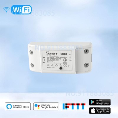 SONOFF BASIC RFR2 10A Smart WiFi Wireless Light Switch,DIY Module for Smart Home