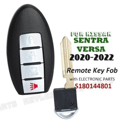 S180144801 for Nissan Sentra Versa 2020-2022 Car Remote Smart Key Fob KR5TXN1