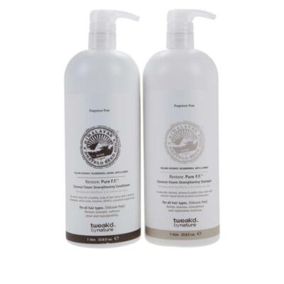 Tweak'd by Nature Supersize Shampoo & Conditioner 33.8 FL OZ Each-Choose Scent-