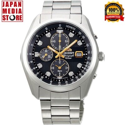 ORIENT Neo70's Horizon WV0091TY Black Dial Solar Chronograph Men Watch Japan NEW