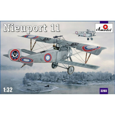 AMODEL 3203 Nieuport 11 Scale Aircraft Biplane 1/32 - Plastic model kit