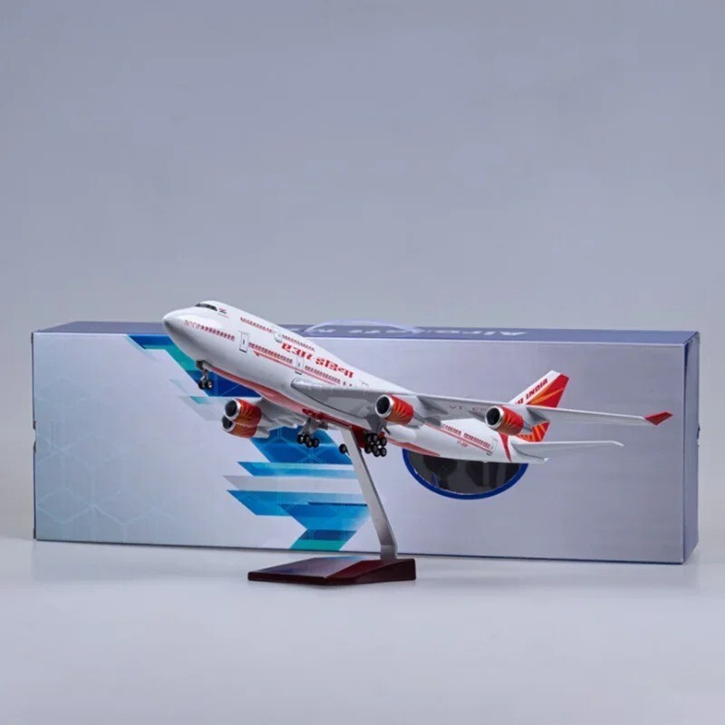 Air India Boeing 747-400 1/150 Scale 47CM Airplane Model High Quality Aircraft 