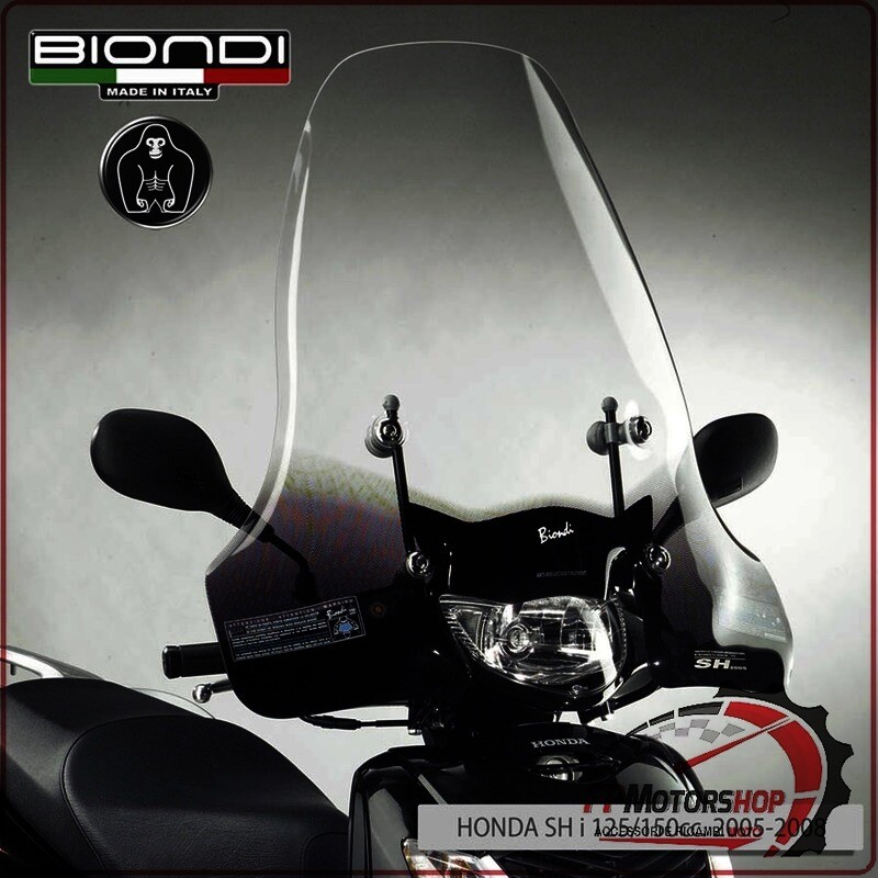 PARABREZZA PER SCOOTER HONDA SH 125 150 05>11 BIONDI 8061125