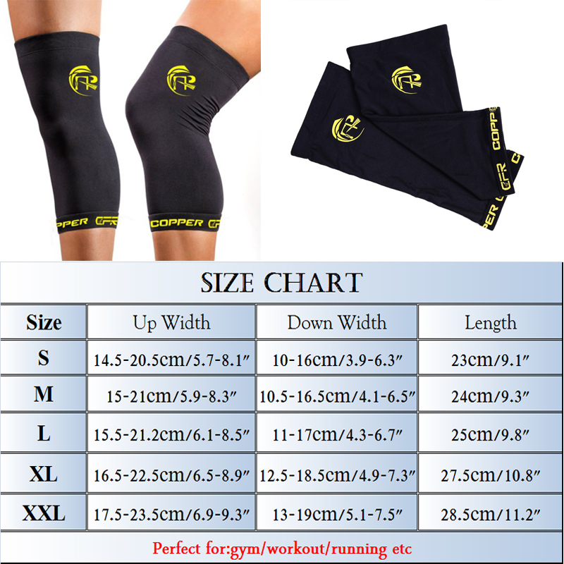 ️ Copper CFR Knee Support Brace for Copper Elbow Compression Sleeve