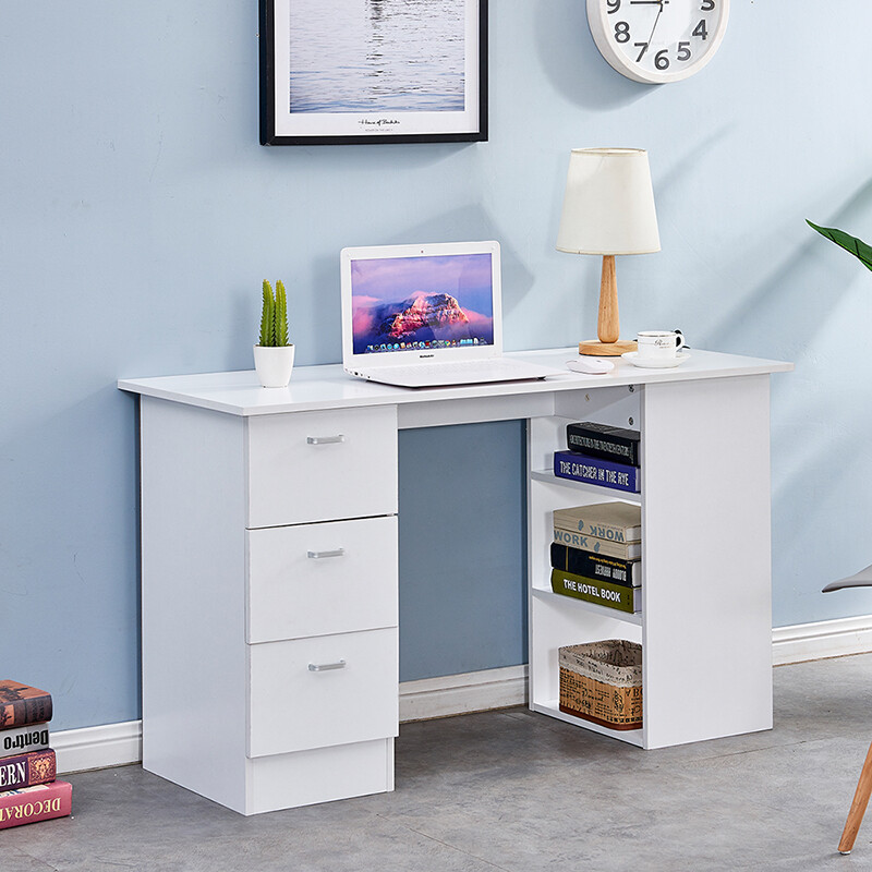 Girls Writing Study Desk Heart Cut Out Storage Drawers Children S