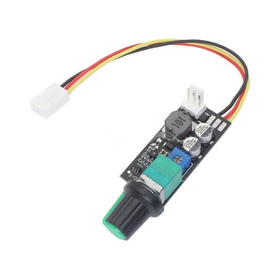 DC12V Fan Governor Speed Control With Knob Switch Fan Regulation 2-3Wire