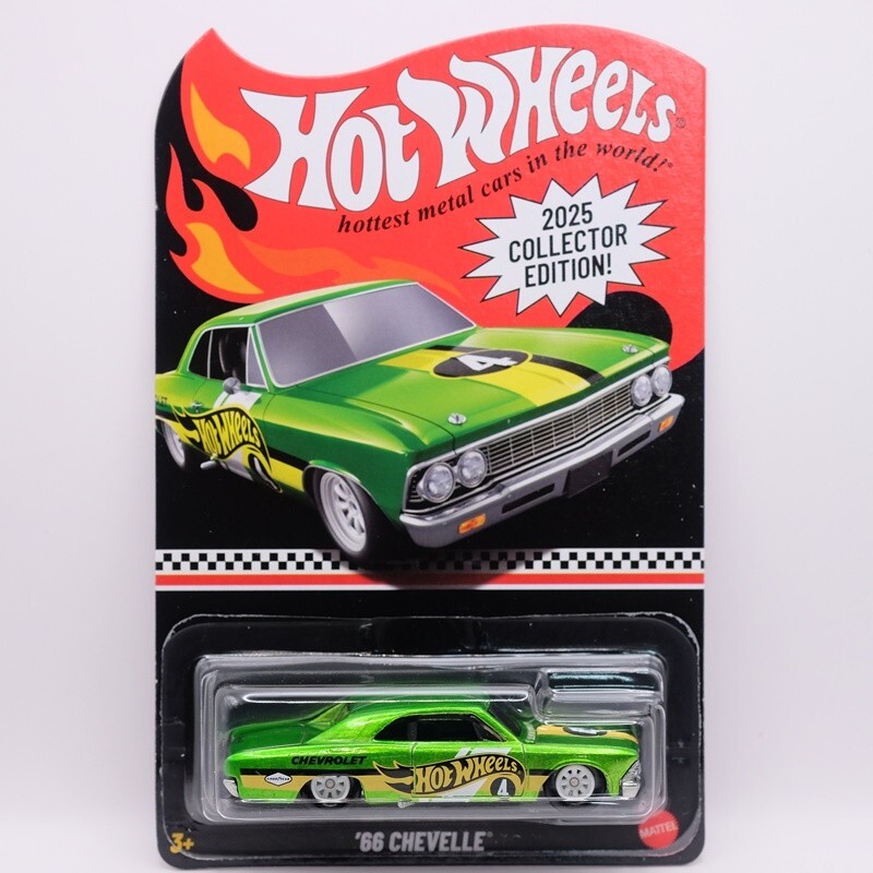ホットウィール 2025 コレクターエディション '66 シェビー シェベル Hot Wheels 2025 Target Mail In 1966 Chevrolet Chevelle