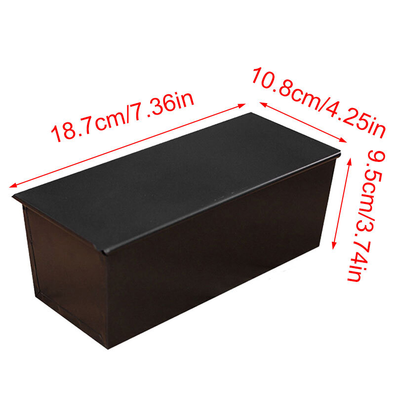 Loaf Pan with Lid for Baking Bread Meat Loaf Toast- Non Stick Bakeware Mould