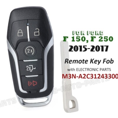 M3N-A2C31243300 for Ford F-150 F-250 2015 2016 2017 Keyless Smart Remote Key Fob