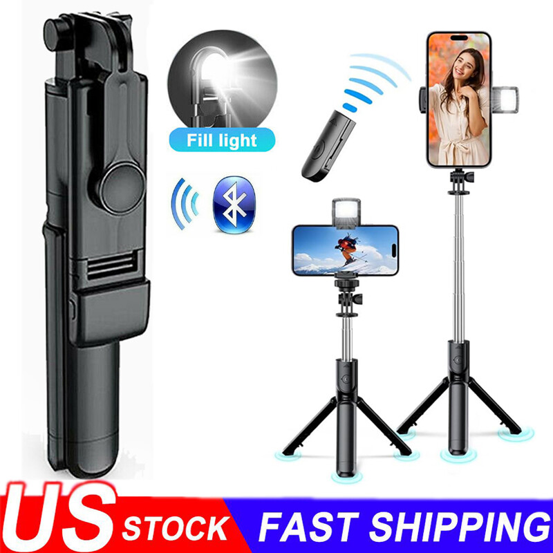 Wireless Selfie Stick Tripod Bluetooth For Samsung S24 S23 S22 S21 S20 S10 Ultra
