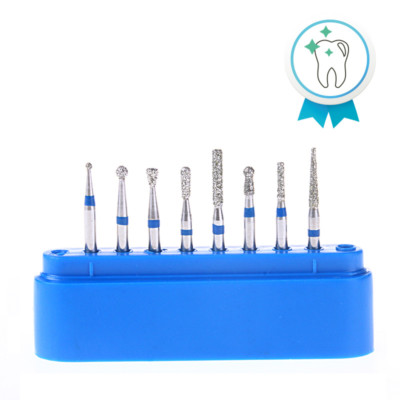 AZDENT Dental Lab Diamond FG Burs Drills Composite Polishing Kit FG101-FG117