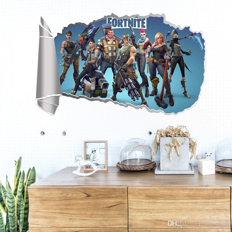 FORTNITE BEDROOM WALL ART PACK INCLUDES 2 3D WALL ART AND 2 2D WALL ART