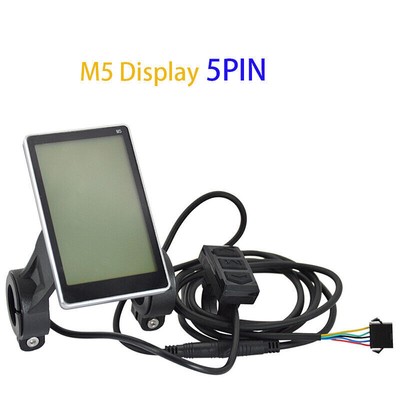 M5 LCD Display Electric Bike Conversion Kit 48V EBIKE Component Speed Meter 5pin