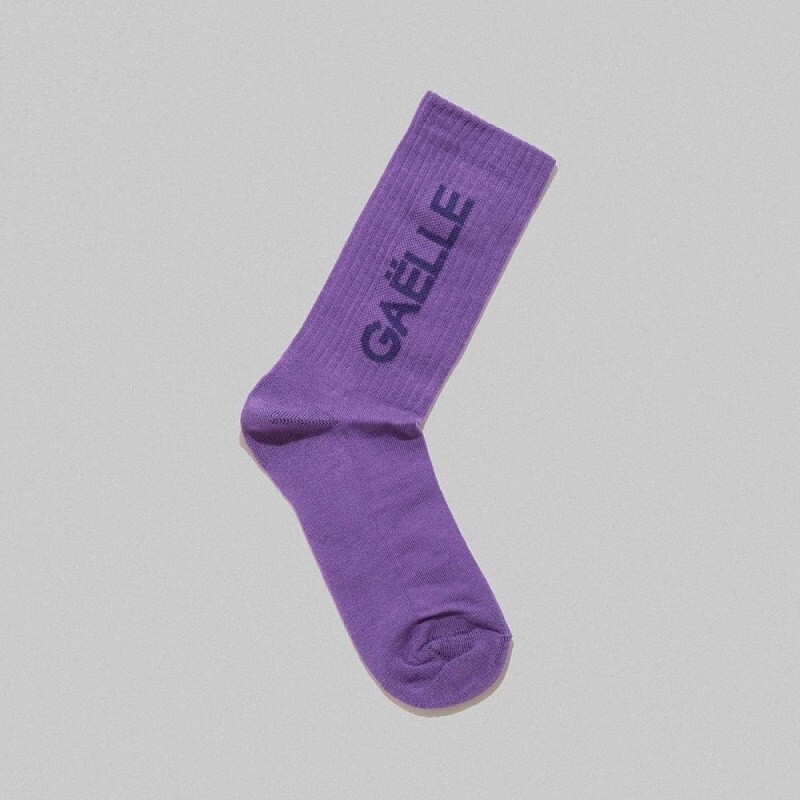 

Носки Женские Gaelle Paris GBADP3665 Фиолетовый с логотипом Идея подарка, Violet