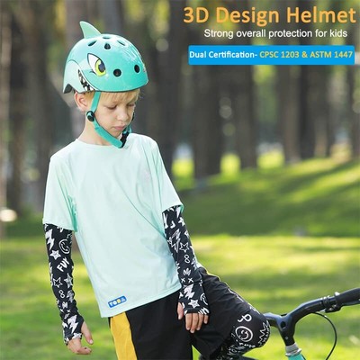 BIKE HELMET for Kids Toddler Shark Small 50-54cm 19.6"-21.3" ANHARLUKA