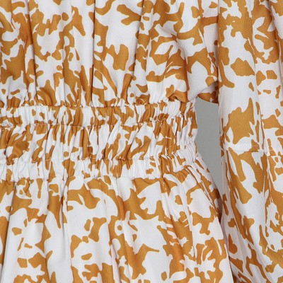 MARKENLOS DAMENKLEID ELEGANT SCHULTERN WEISS BEIGE WEICH BOHOO BÖHMISCHE 91278